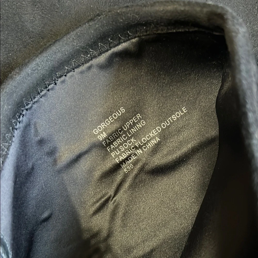 Steve Madden Black Suede Women's Knee-High Boots Size 9 - Picture 2 of 9